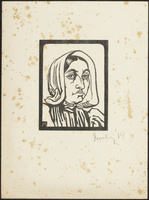 TvB G 7017
<br/>
Kop van een vrouw met kapje
<br/>
<em>Anoniem NL (20ste eeuw)</em>